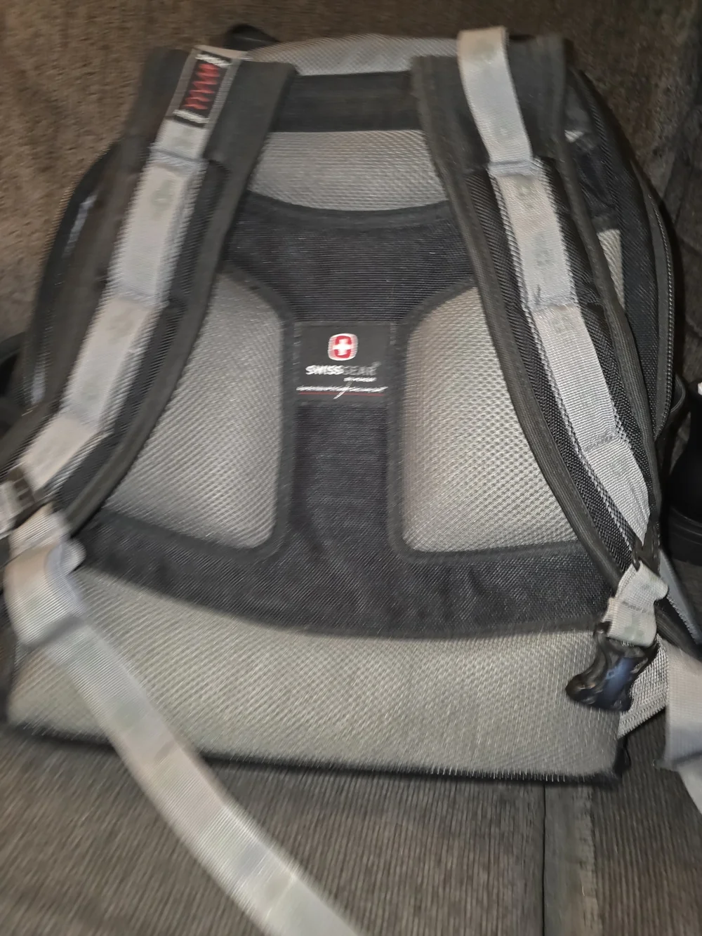 Swissgear Black & Gray Tech Backpack for Men